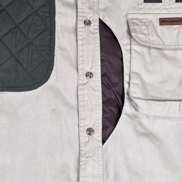 Vintage Woolrich Mens Quilted Bird Fowl Hunting Shirt Shooting Large Duck Vtg - Picture 5 of 15